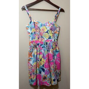 Lilly Pulitzer Christine Dress Besame Mucho Size 2 Colorful Summer